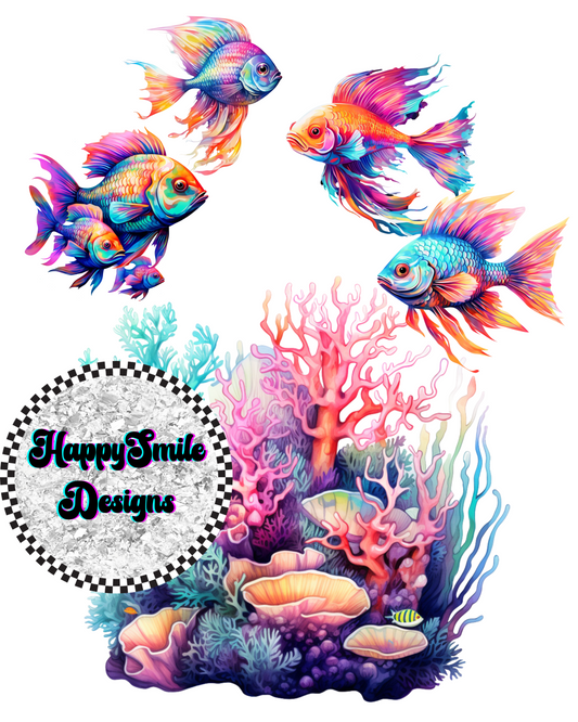 Neon Sea PNG