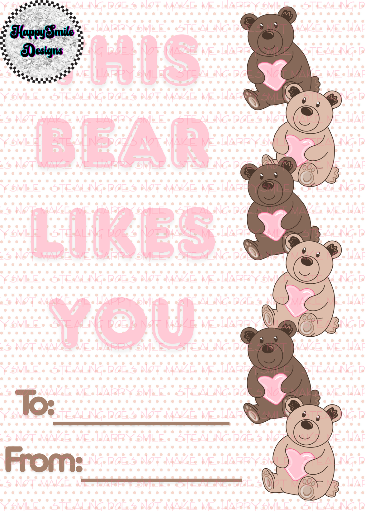 Bear Valentine's Cards