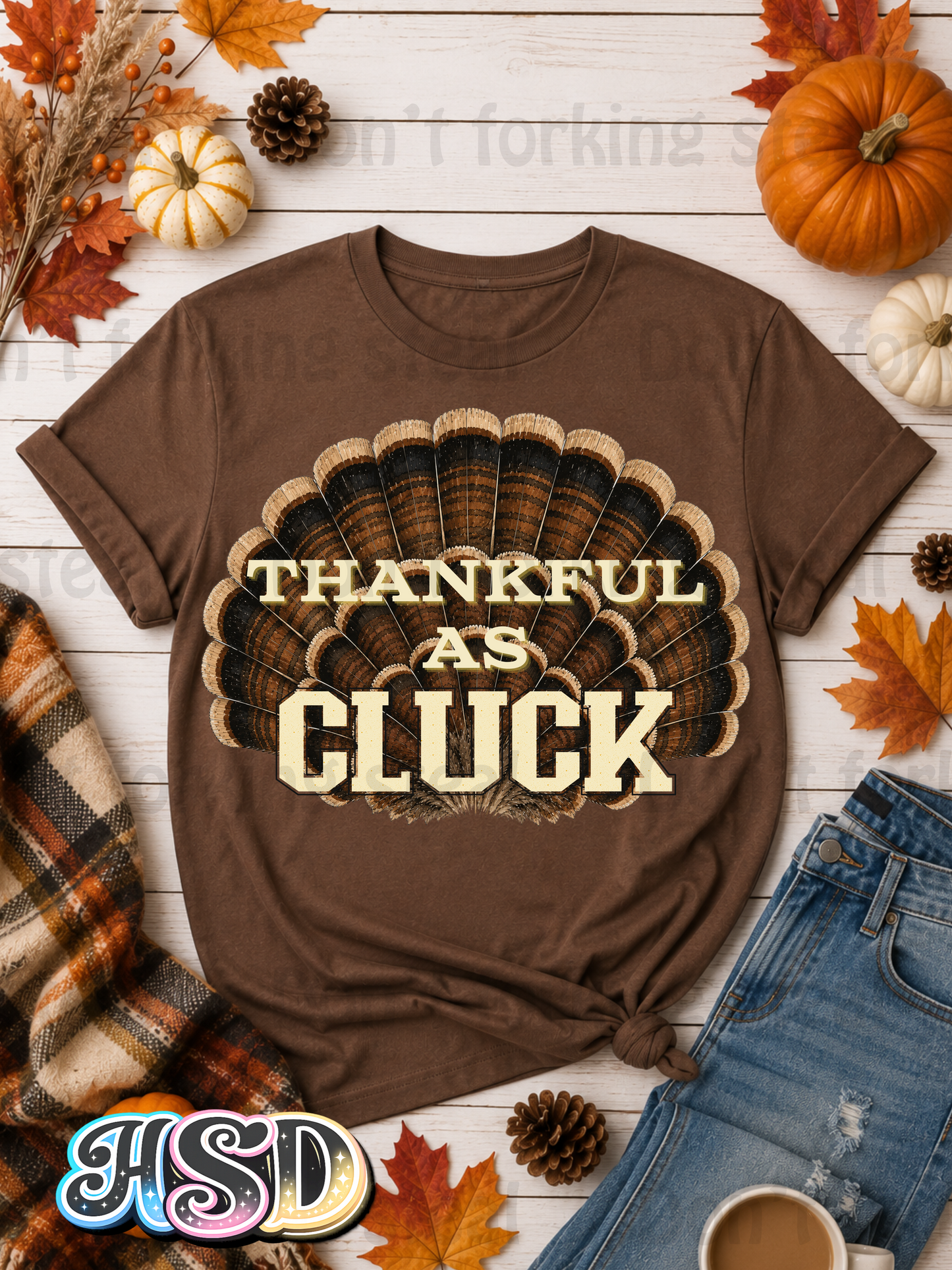 Thankful as Cluck PNG