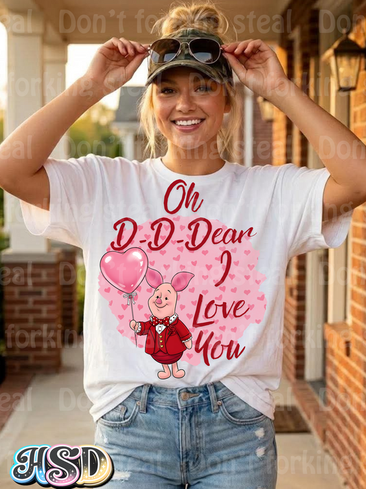 Oh D-D-D-Dear, I Love You PNG