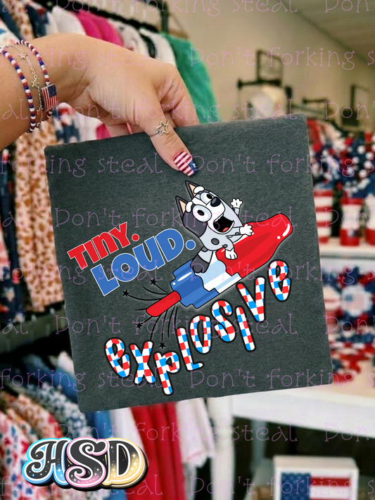 Tiny, Loud & Explosive PNG