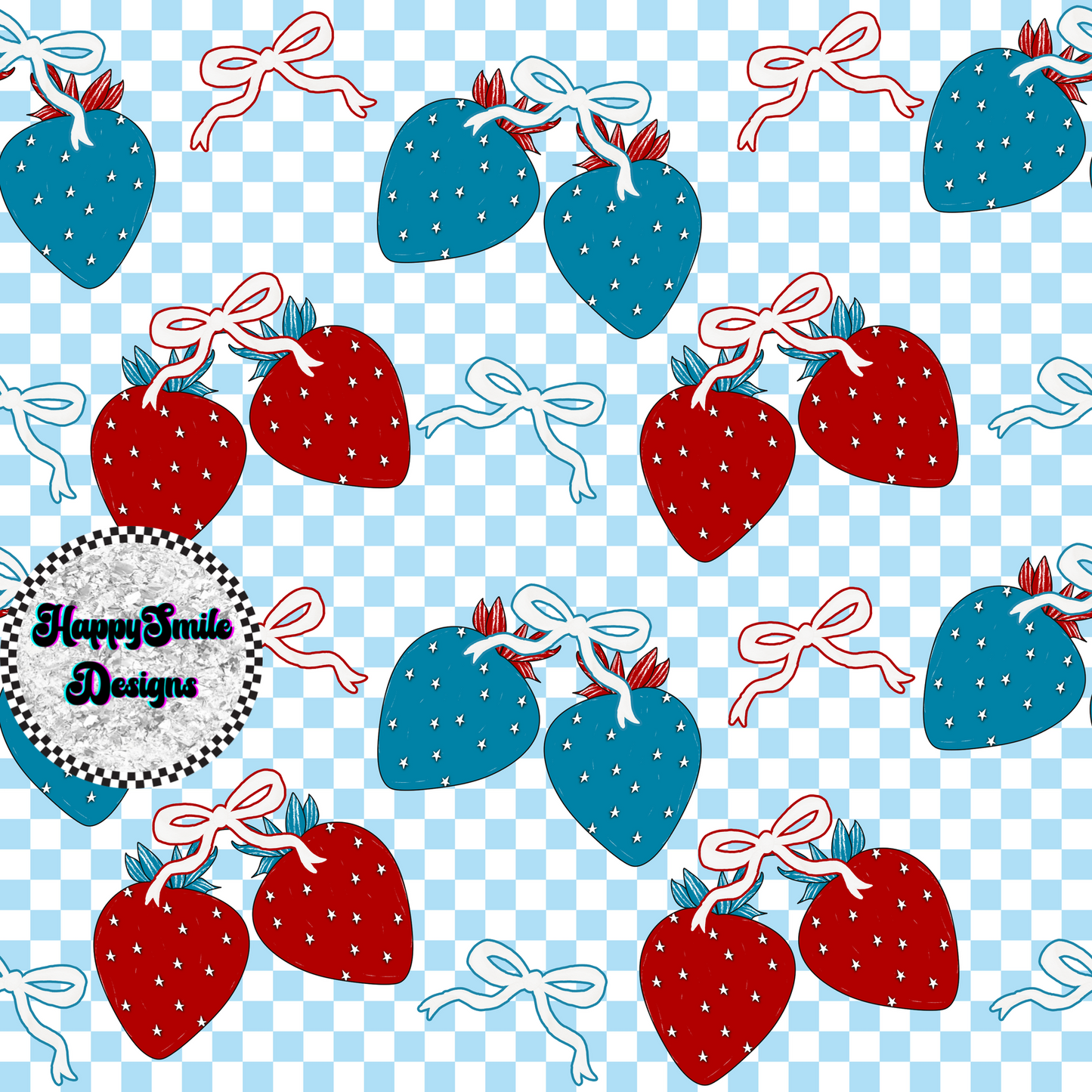 Checkered Strawberries