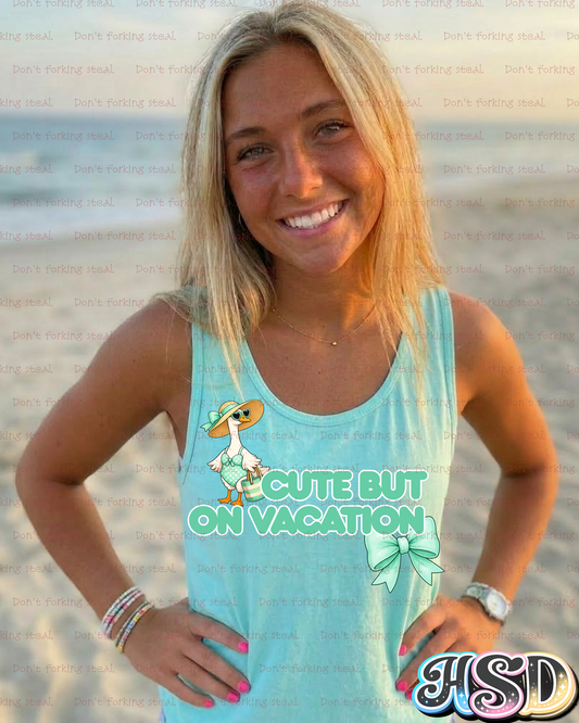 Cute, But on Vacation PNG *Variants*