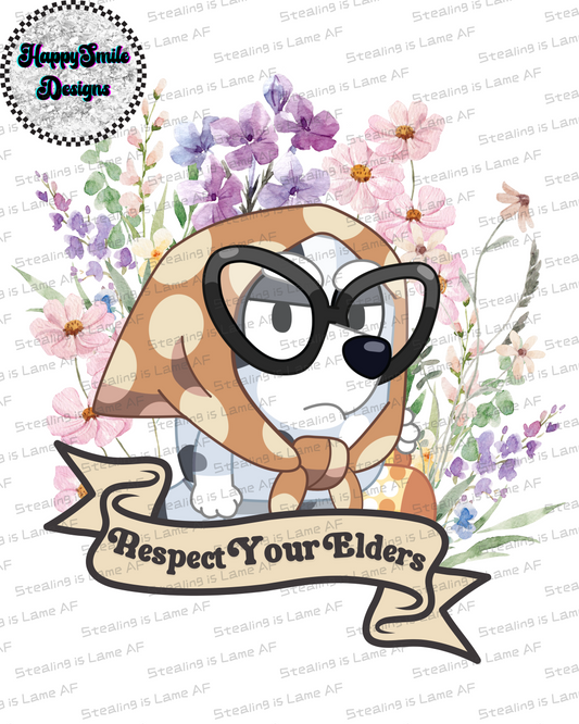 Grouchy Floral PNG