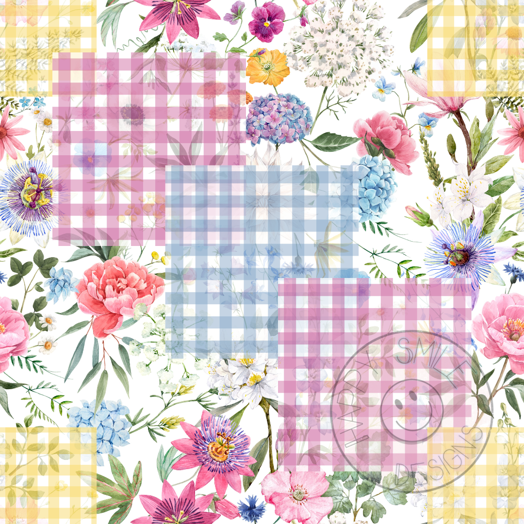 Floral Gingham