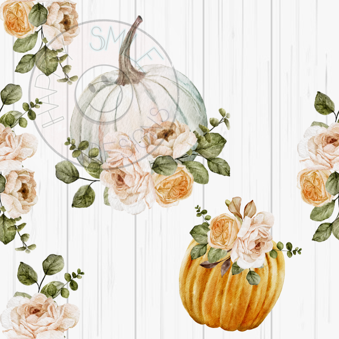 Floral Pumpkin