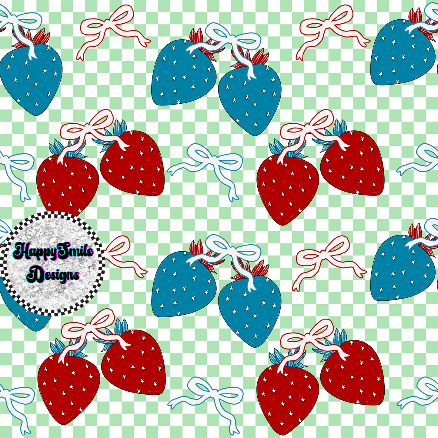 Checkered Strawberries