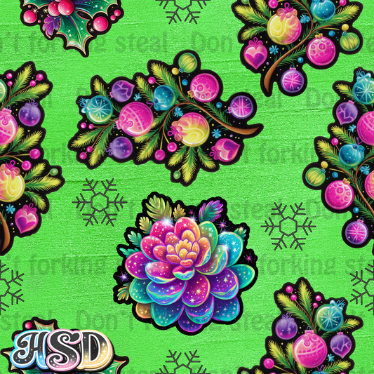 Holly Jolly Neon