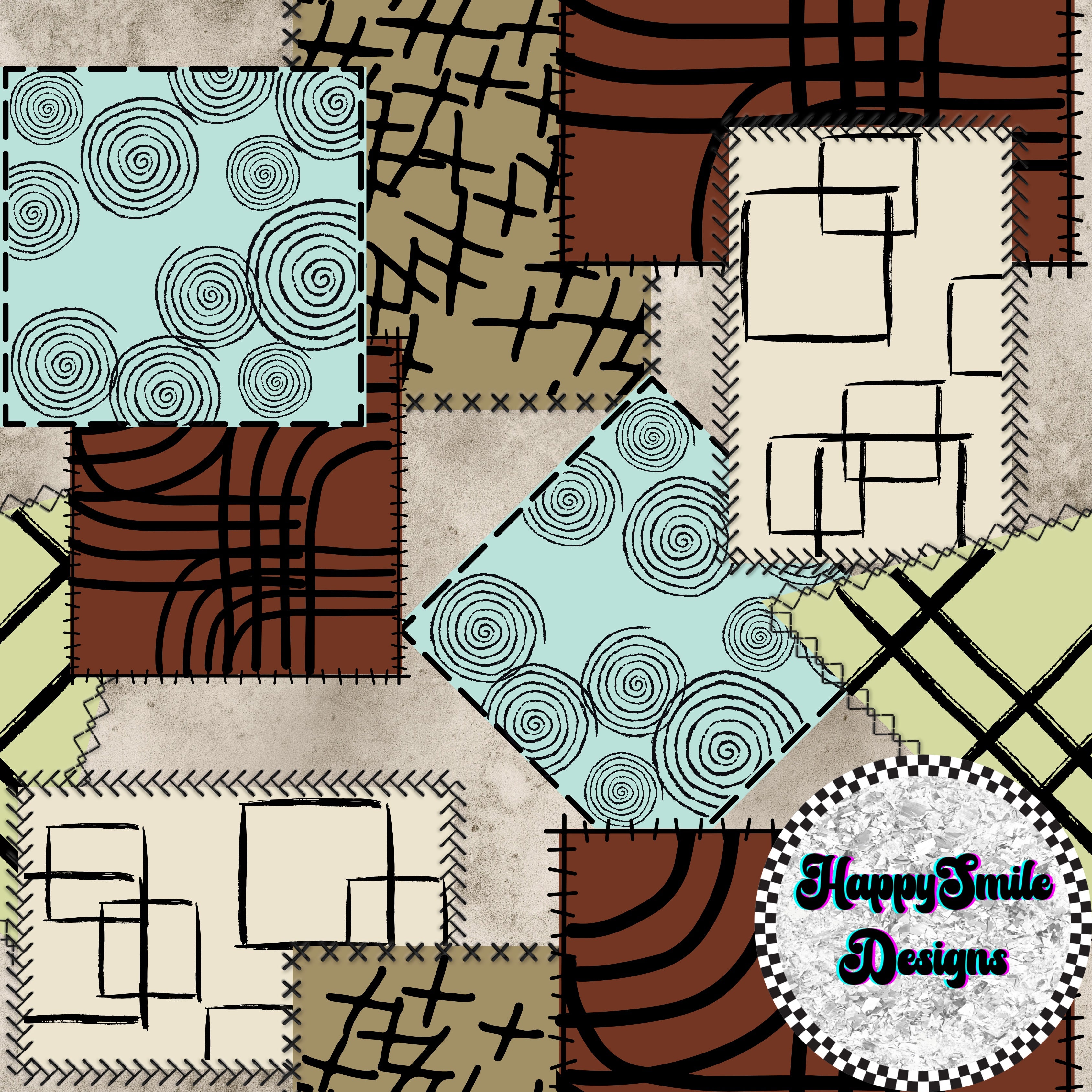 Neutral Patchy – HappySmile Designs