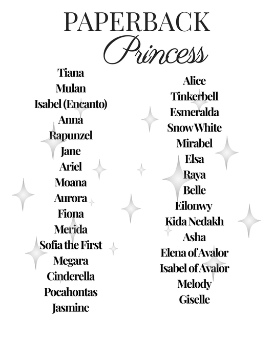 The Paperback Princess Collection PNG (Variants)