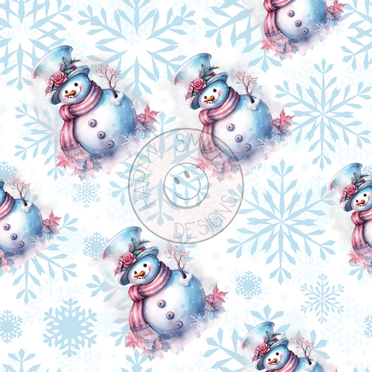 Pastel Snowman