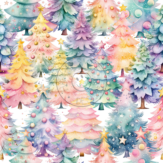 Pastel Trees