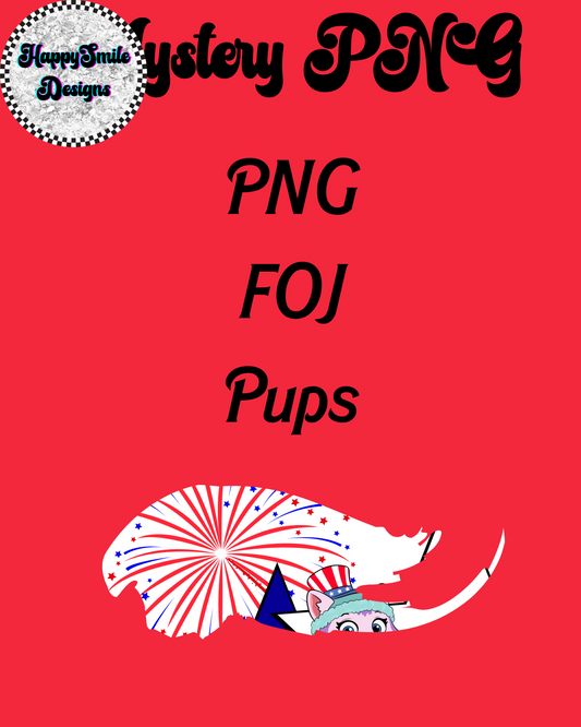 Mystery PNG -  Patriotic Pups
