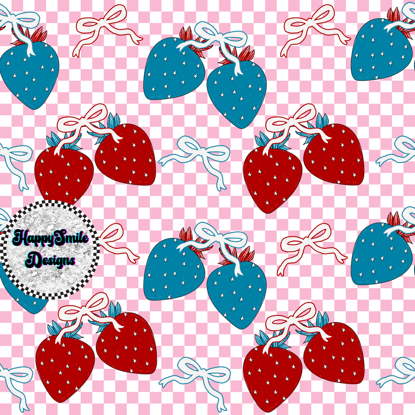 Checkered Strawberries