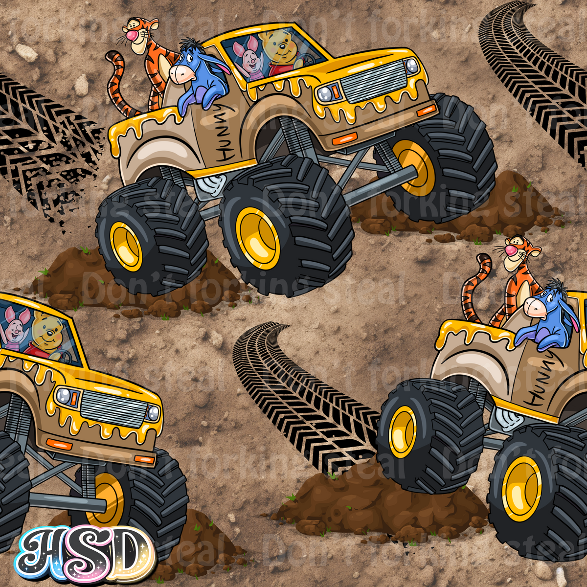Pooh's Crew Monster Truck
