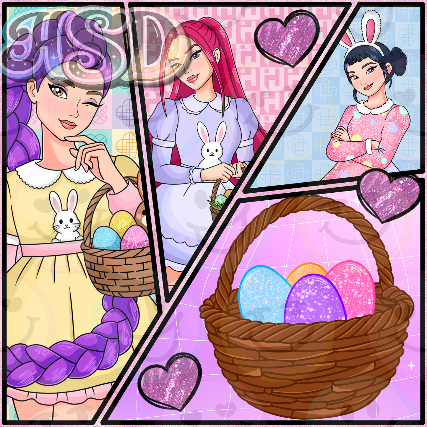 Pastel Pop Easter Queens SEMI EXCLUSIVE
