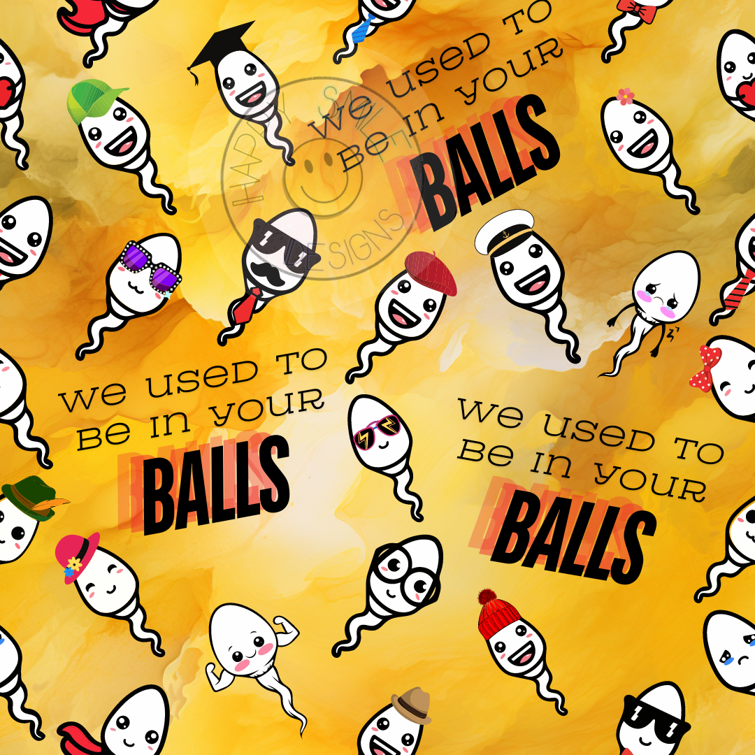 We used to be in your balls