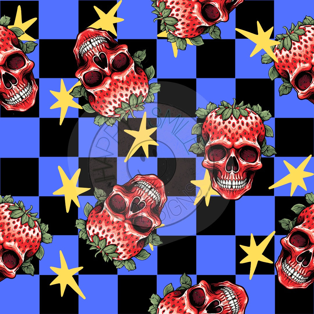 Strawberry Skulls Forever